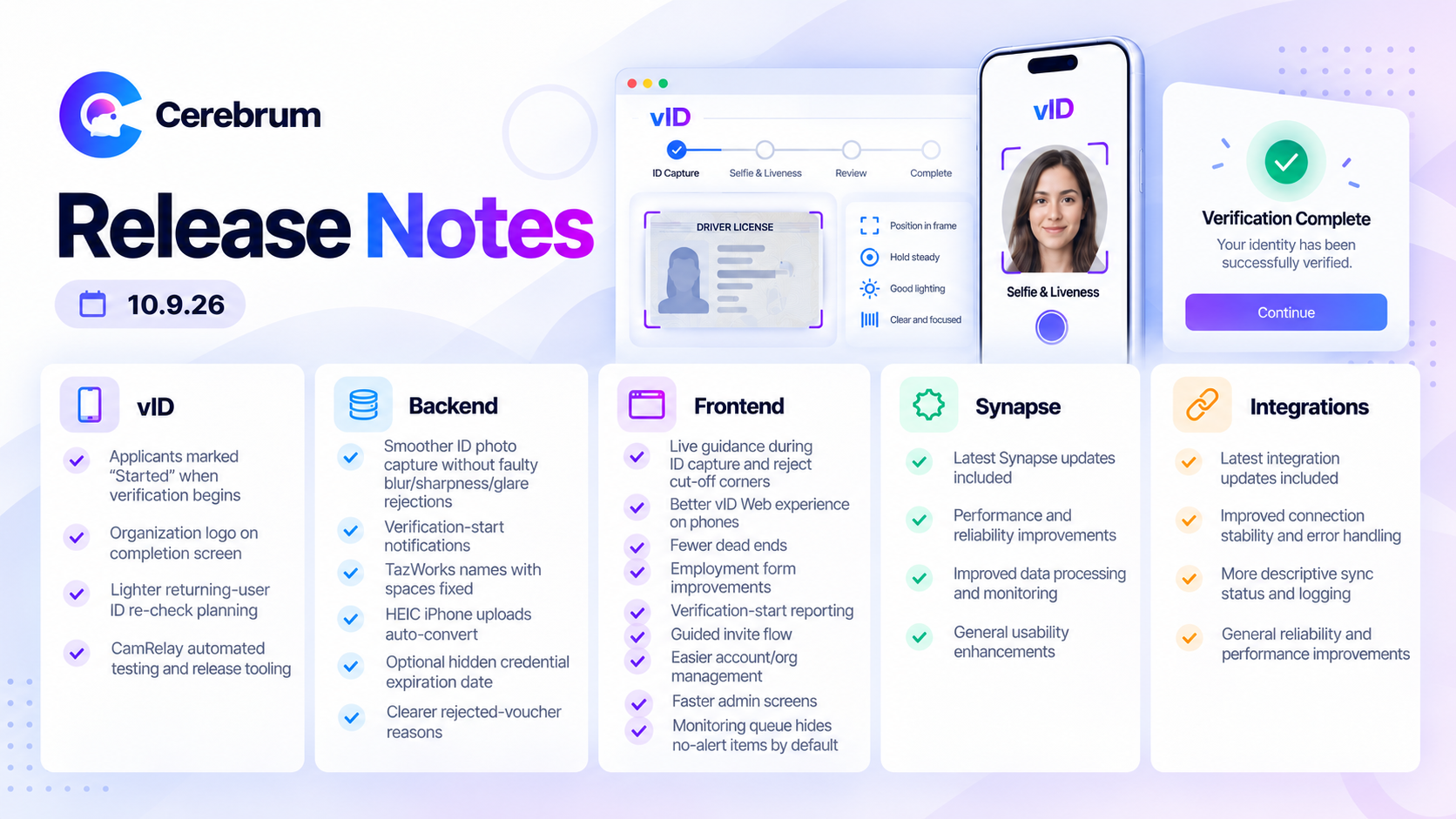10.9.26 Release Notes