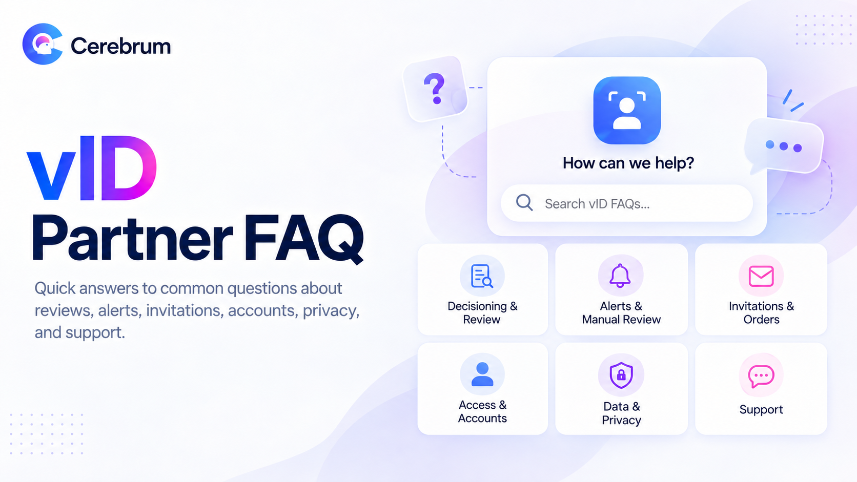 vID Partner FAQ